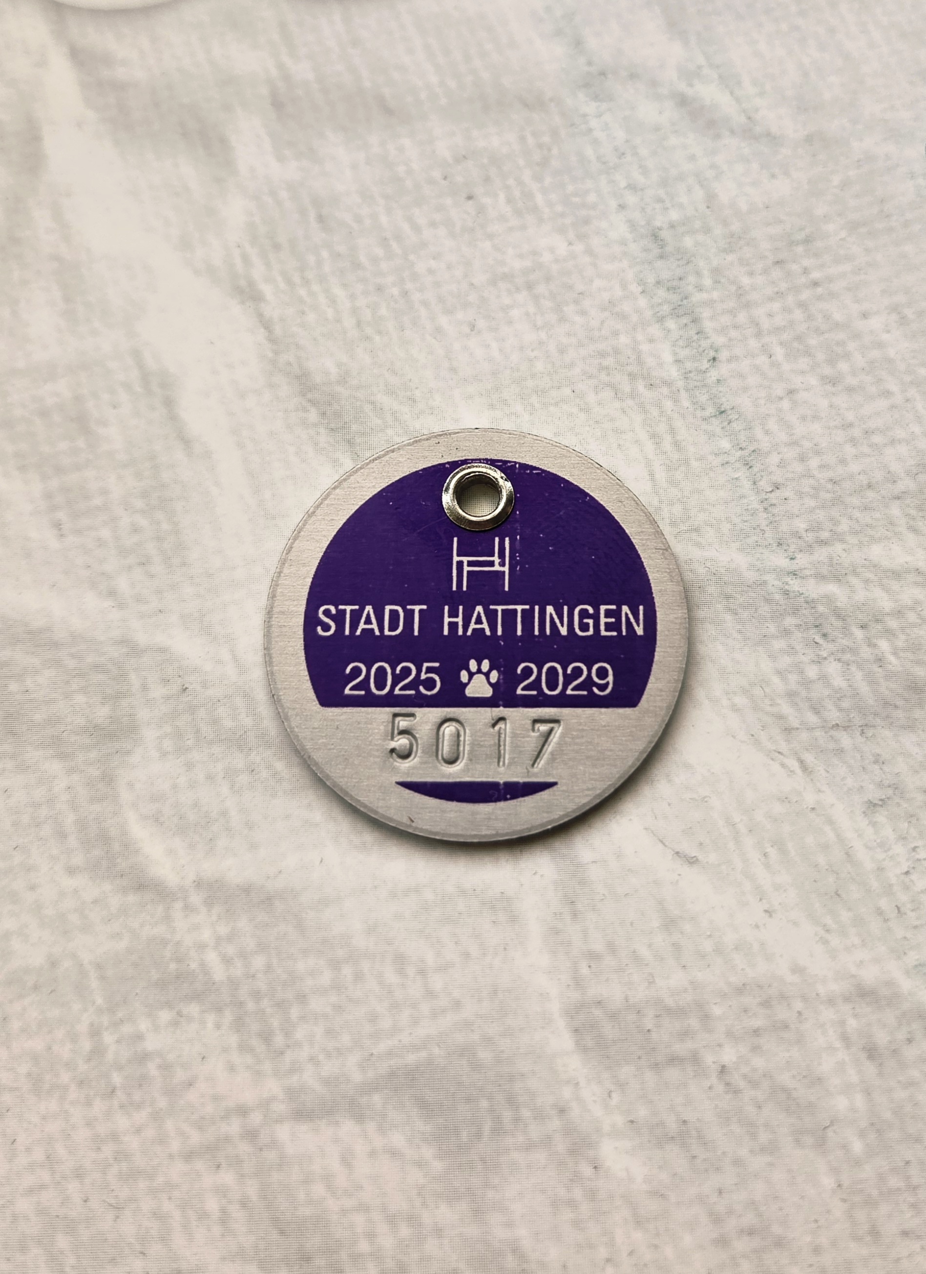 Hundesteuermarke Hundesteuermarke